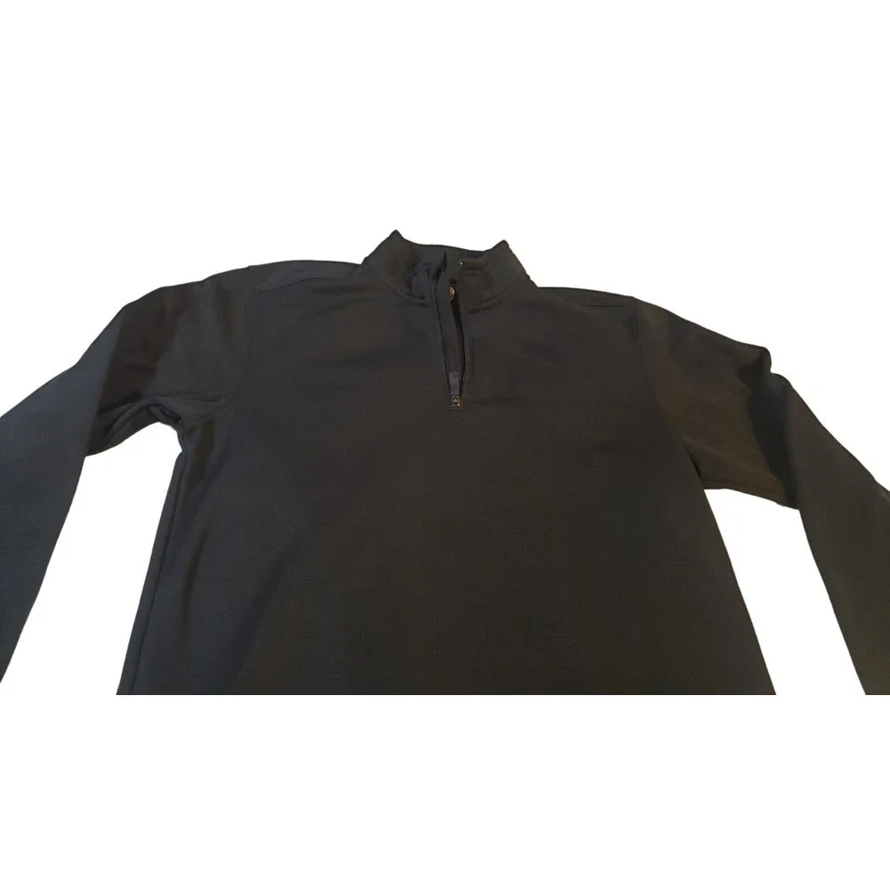 C. E. Schmidt Workwear 1/4 Zip Black‎  Fleece Pullover Men's Size Medium